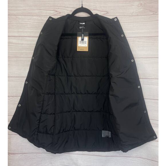 NWT The North Face Harway Collarless Midi Black Jacket Women’s Size XS - Picture 4 of 6